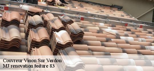 Couvreur  vinon-sur-verdon-83560 MJ renovation toiture 83