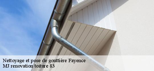 Nettoyage et pose de gouttière  fayence-83440 MJ renovation toiture 83